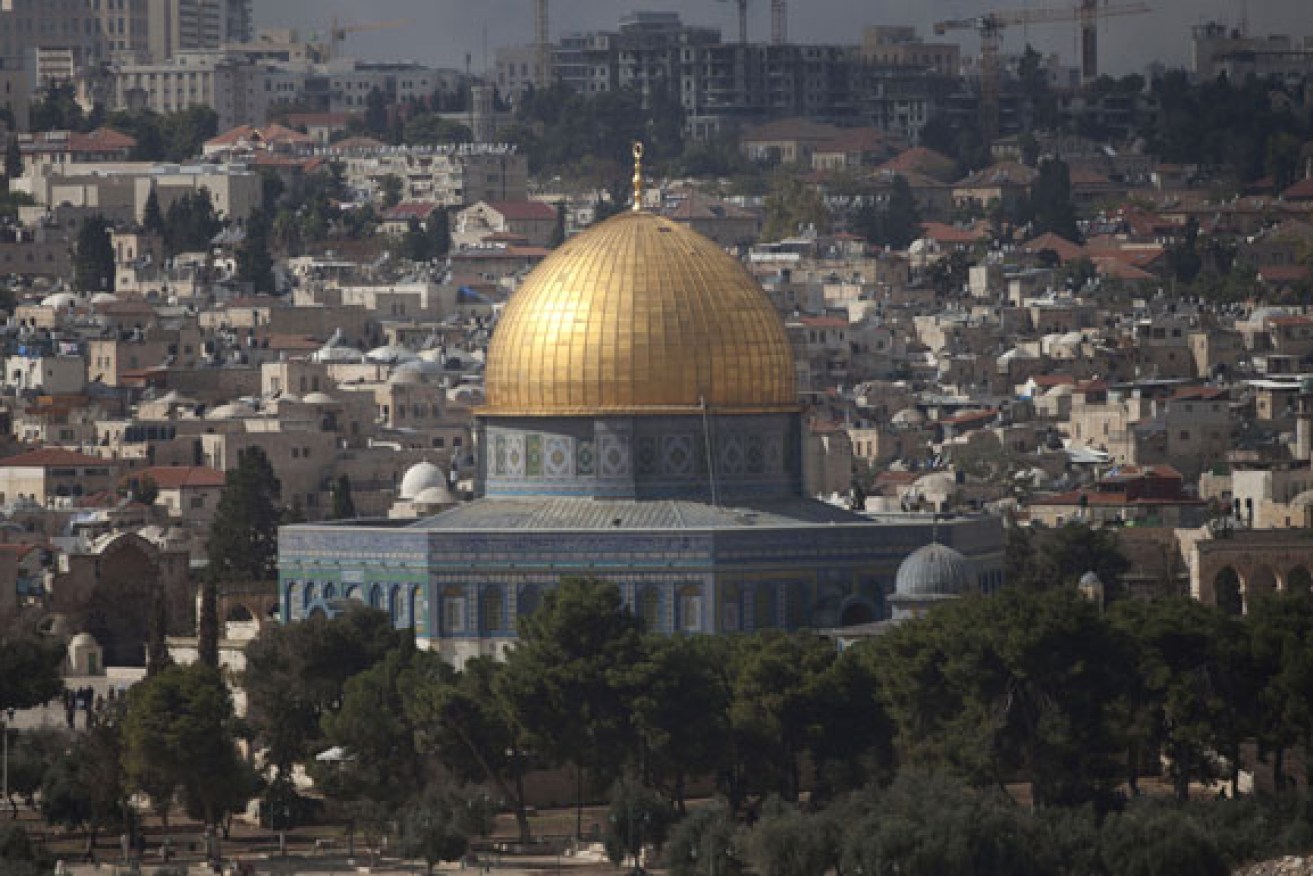 The three opened fire on police near the Dome of the Rock in Jerusalem.
