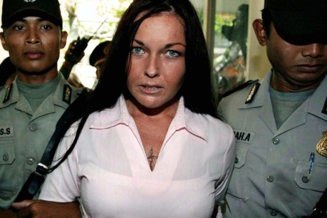 Schapelle Corby cries as she prepares to depart Bali