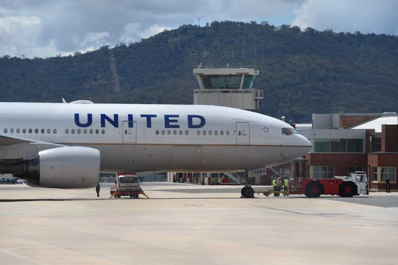 The United pilots were allegedly under the influence when breath-tested at the airport.