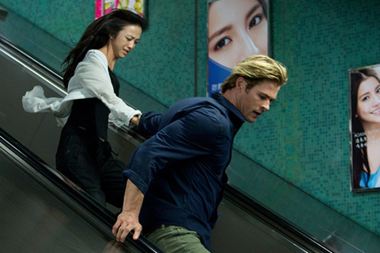 Tang Wei and Chris Hemsworth in Blackhat. Photo: Supplied