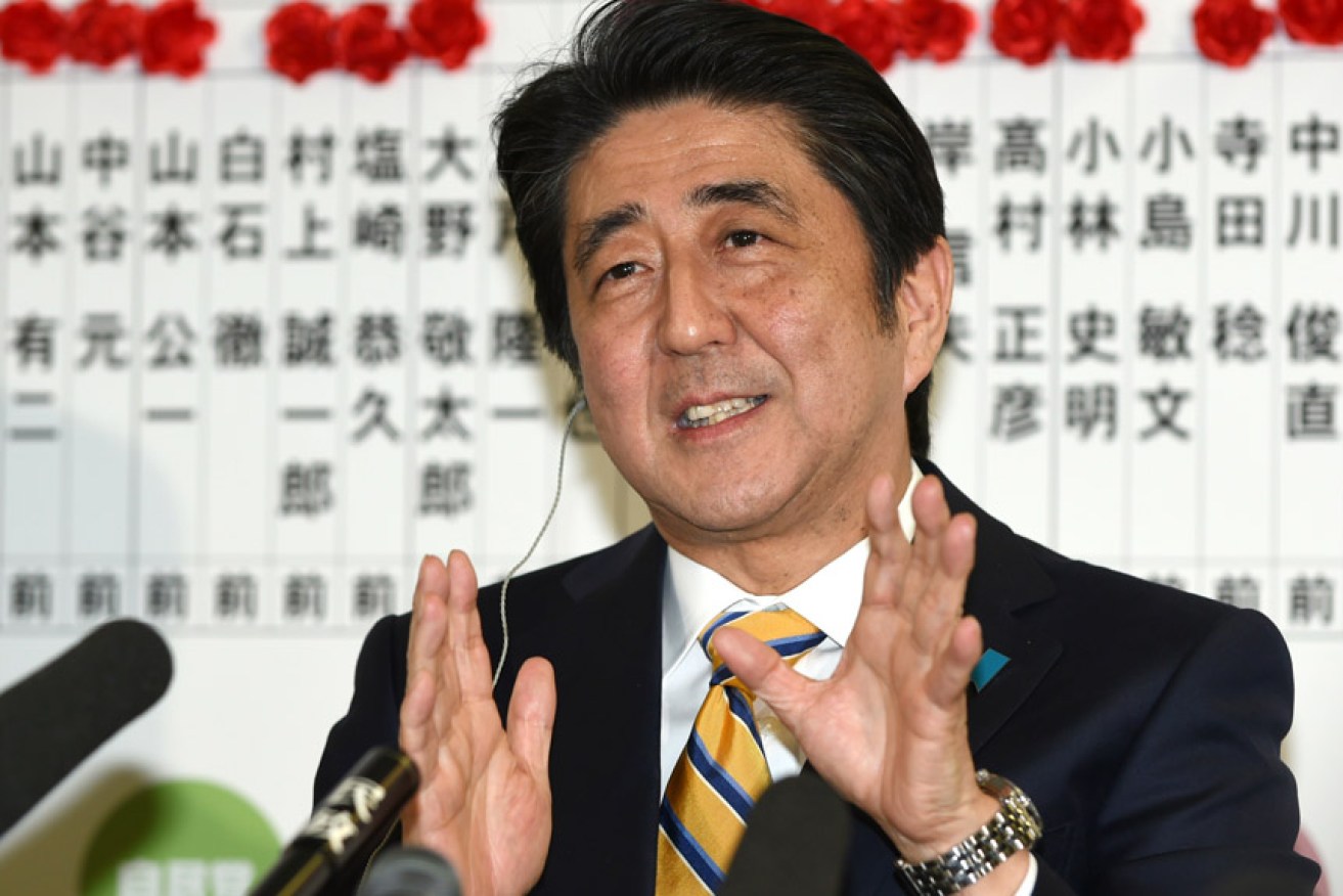 Shinzo Abe says his visit is to 'console the souls of the victims' of Pearl Harbor. 