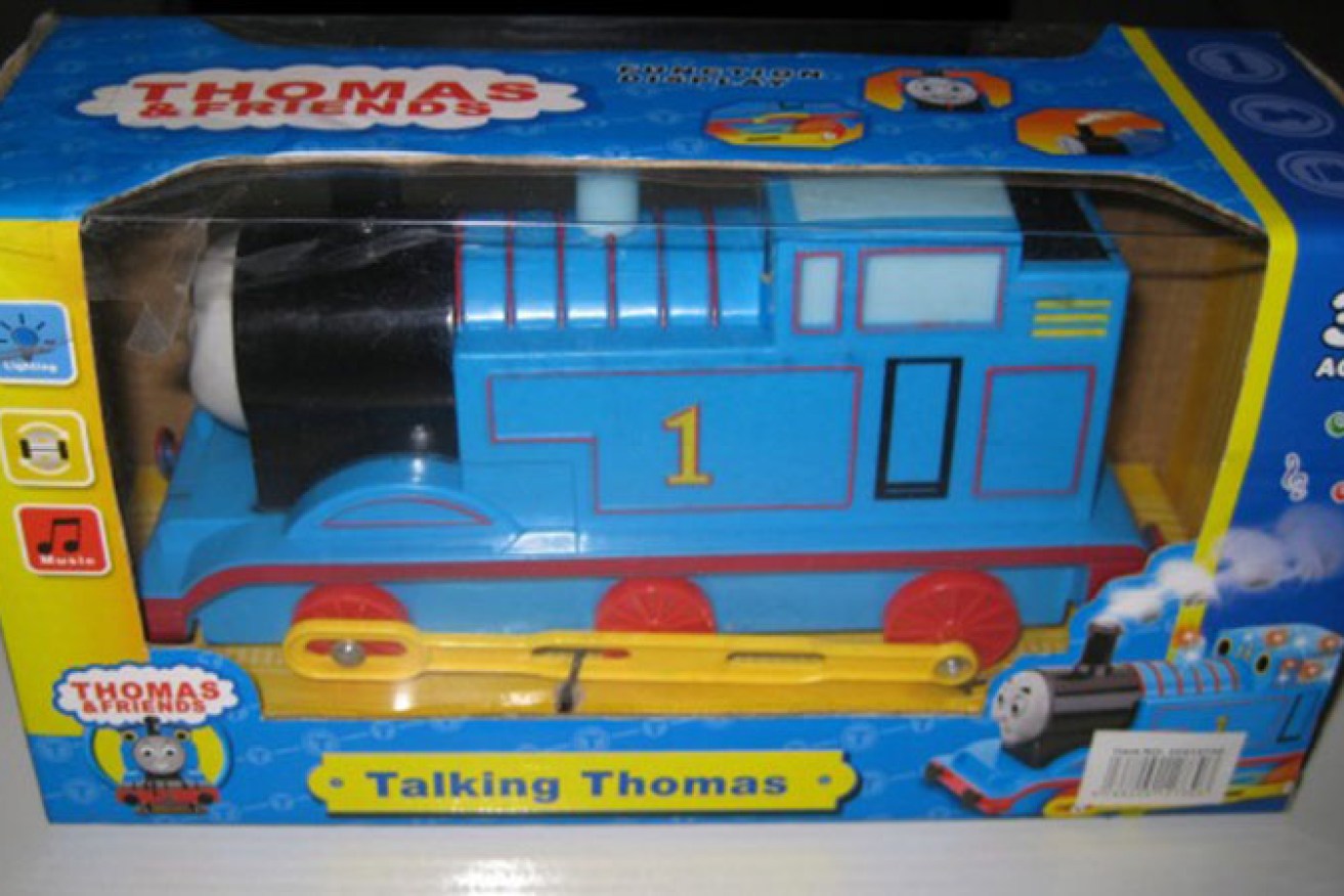 This Thomas toy was deemed dangerous. 