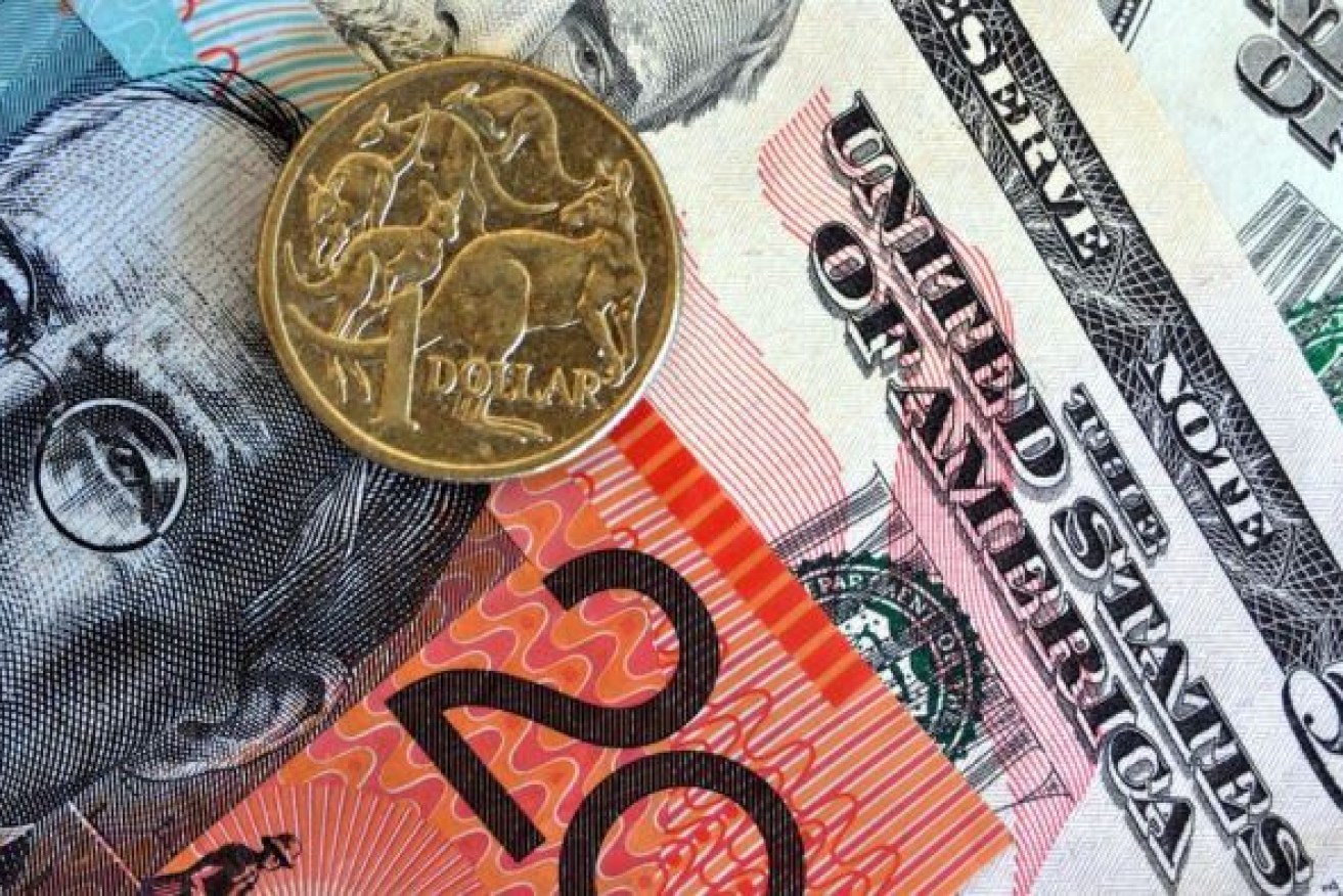 The Australian dollar plunged as low as 77.17 US cents overnight.