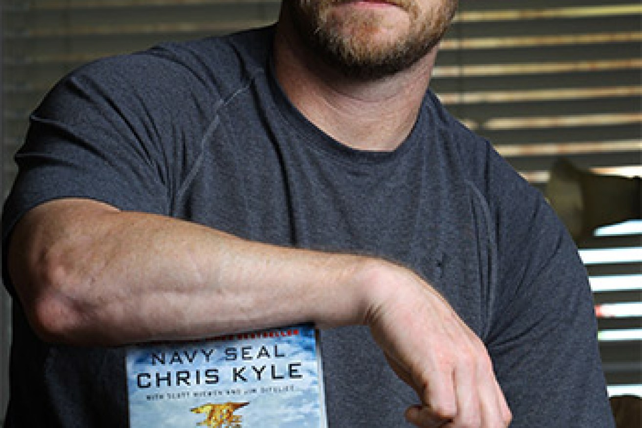 Chris Kyle, the former Navy SEAL and author of the book “American Sniper,” poses in Midlothian, Texas in 2012. Photo: AAP
