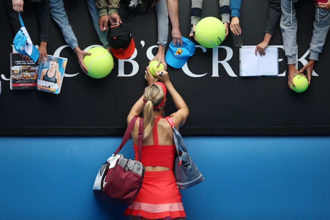 Sharapova: Serena's long-time rival.