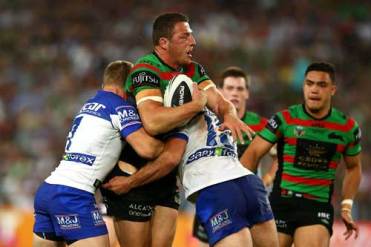 Sam Burgess was heroic in a white-hot NRL Grand Final. Photo: Getty