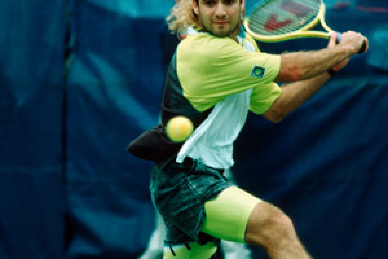 Agassi did things his own unconventional way early in his career.