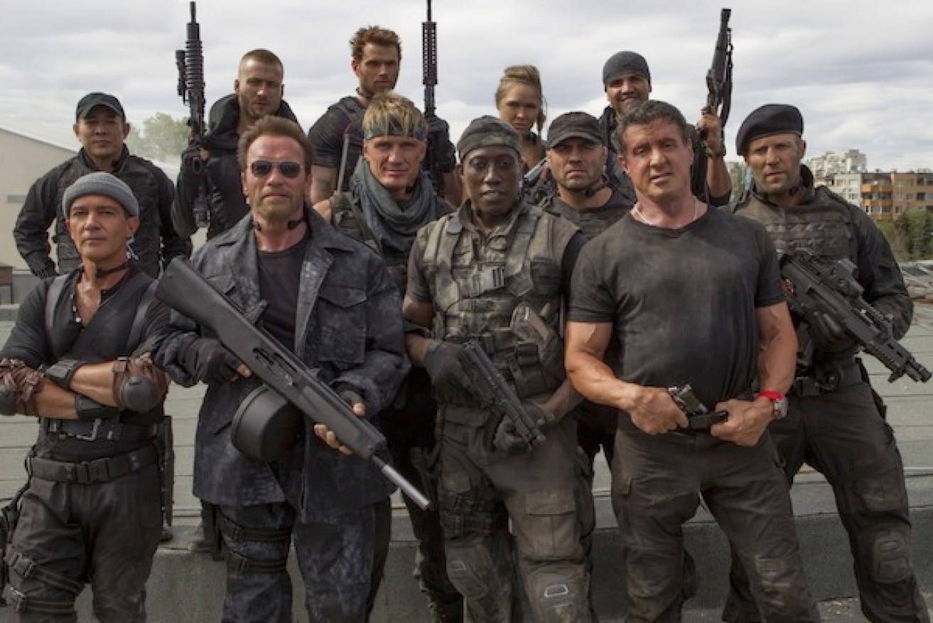 The huge cast of Expendables 3 all received a Razzie nomination.