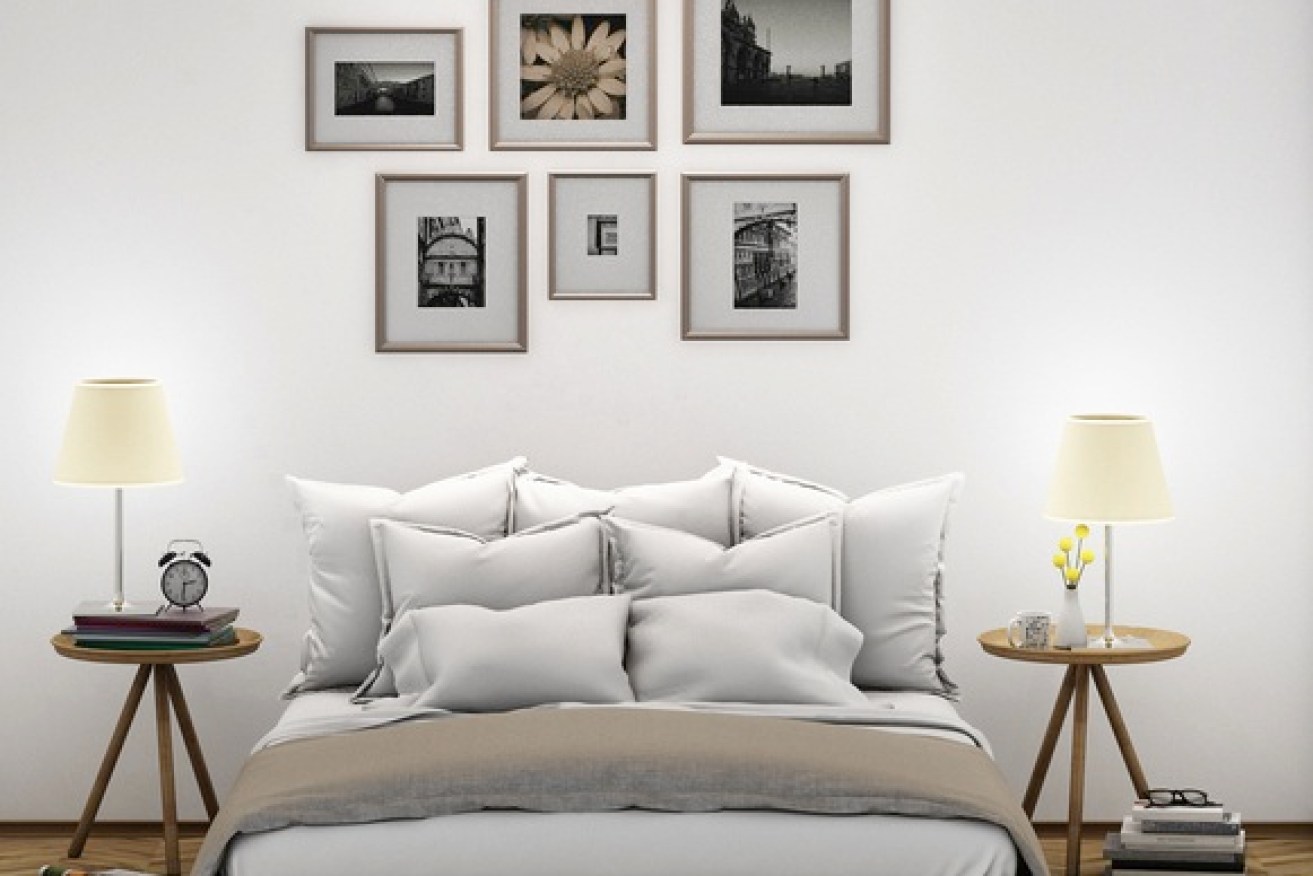 Your personal photos can create a focal point in the room. Photo: Shutterstock