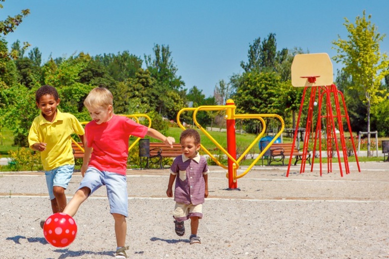 Backyard activities are now moving to nearby parks and playgrounds. Photo: Shutterstock