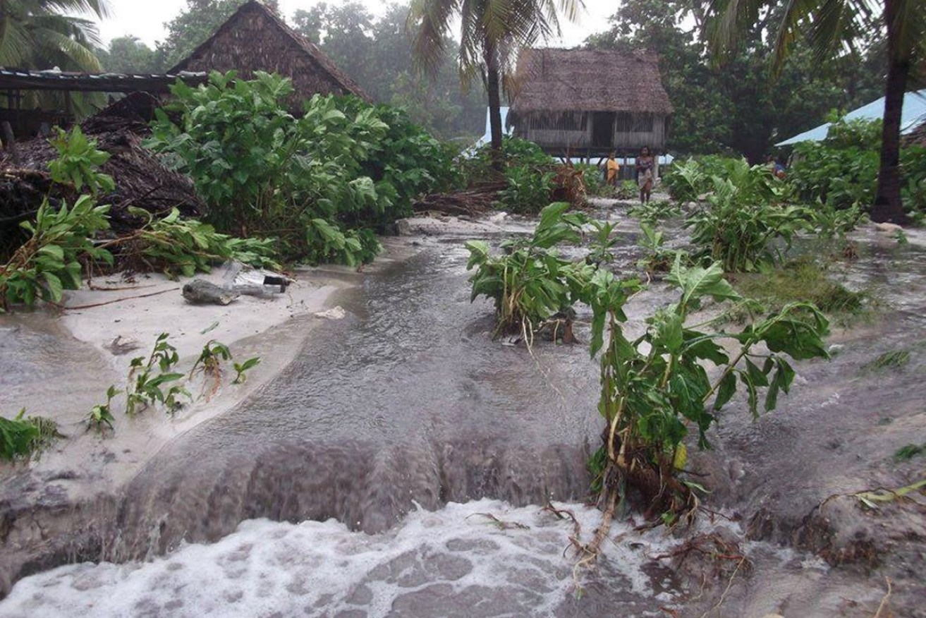 Kiribati Is the most vulnerable of nations to climate change. 