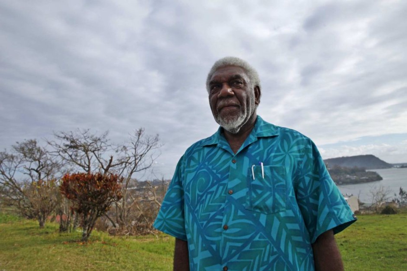 Vanuatu Prime Minister Joe Natuman. Photo: ABC
