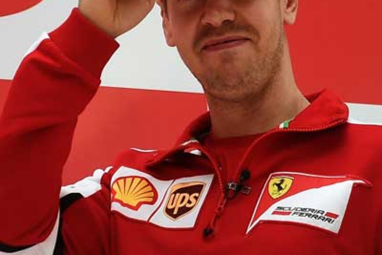 Only time will tell if red is Sebastian Vettel's colour. Photo: Getty