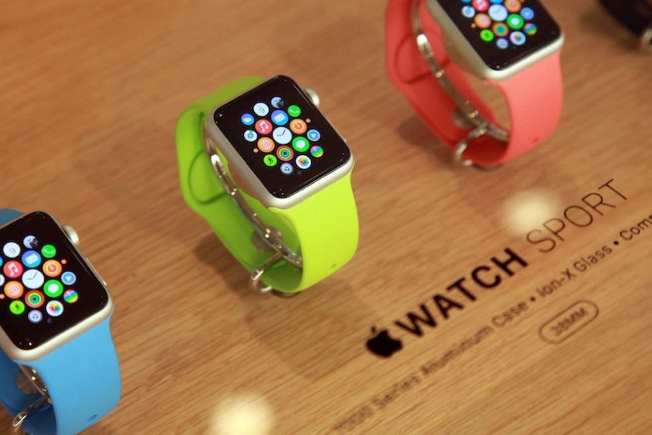The Apple Watch Sport model. Photo: Getty