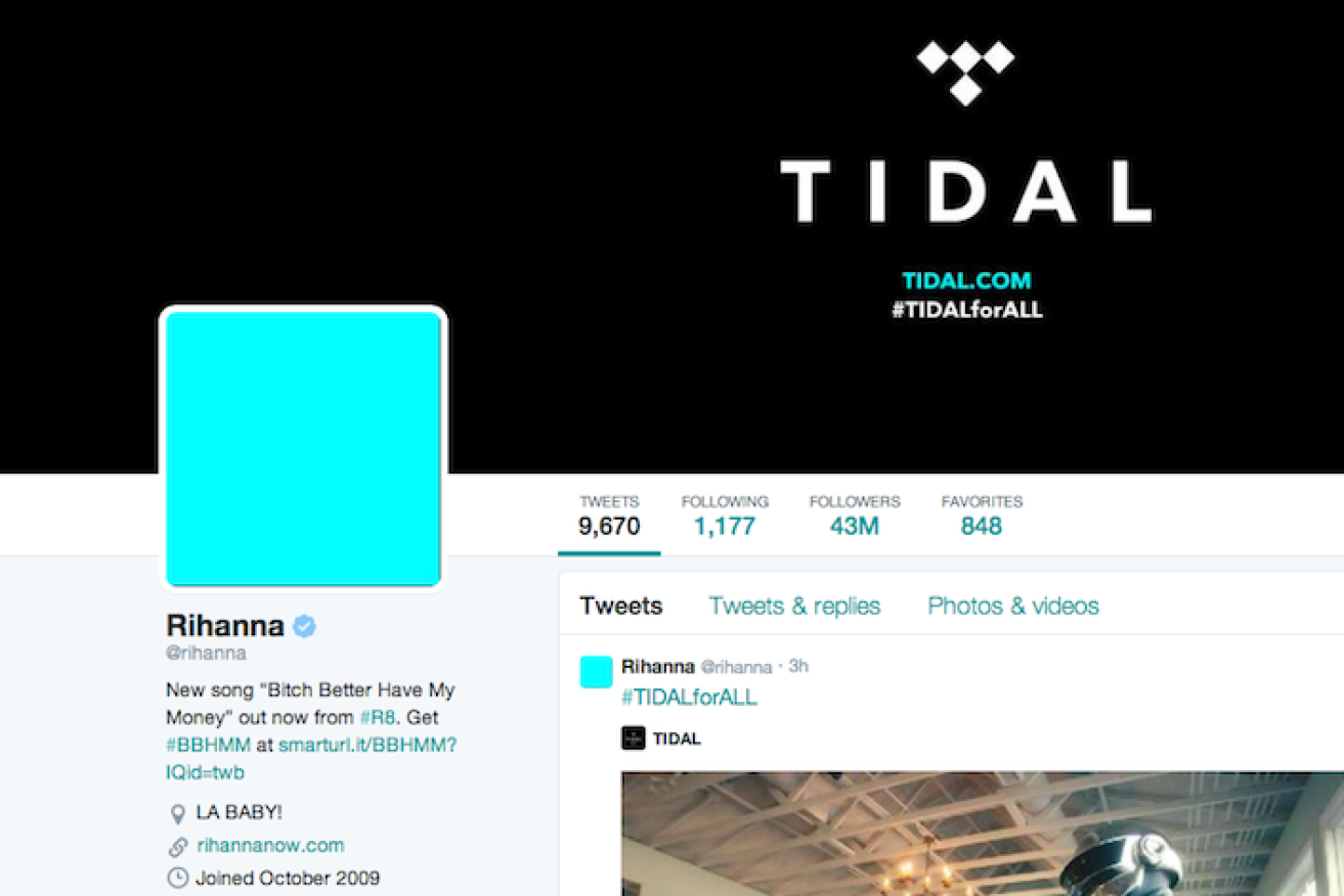 Rihanna's official Twitter page teased the launch.