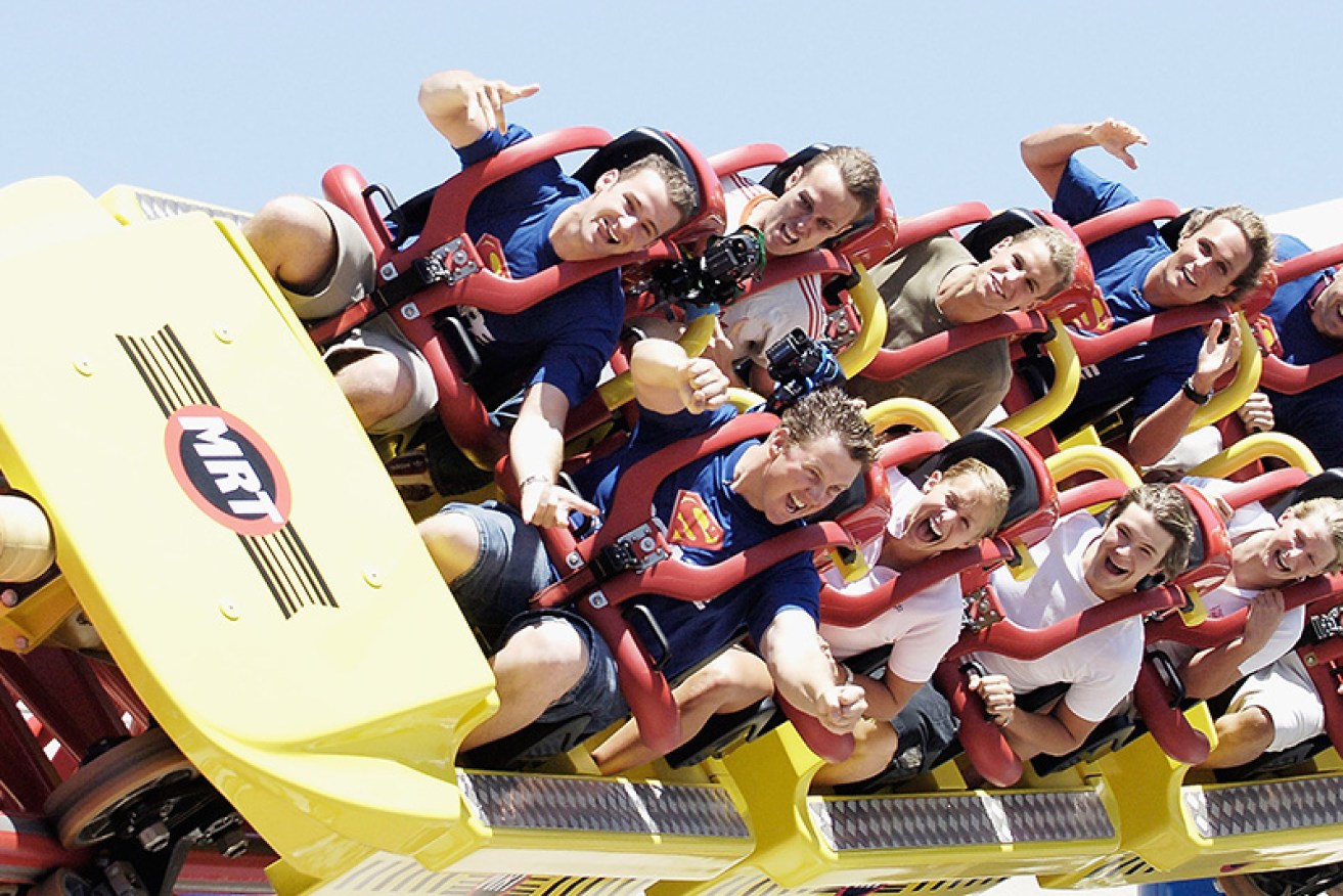 Movie World: one of the parks to gain a safety tick.  