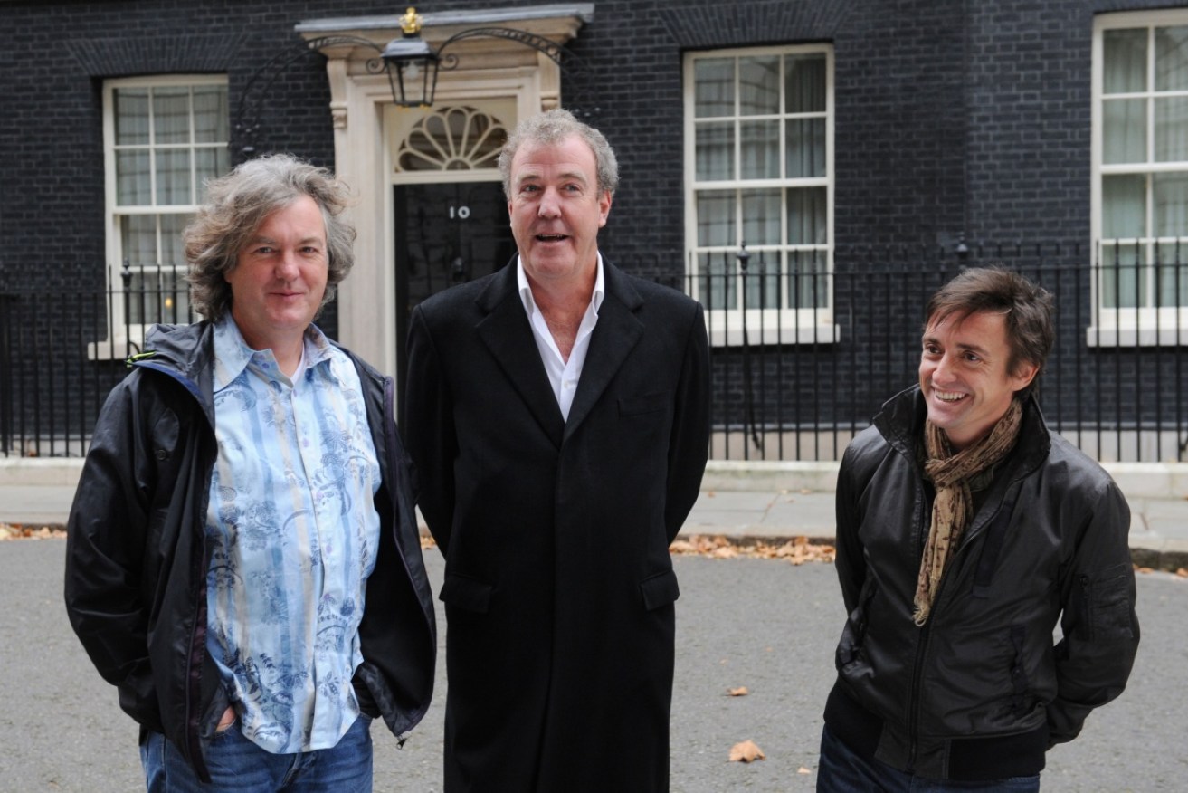 The Top Gear trio which set a world record for a factual TV show. Photo: BBC.
