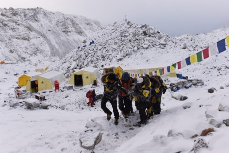 COVID sweeping through climbers at Mt Everest base camp