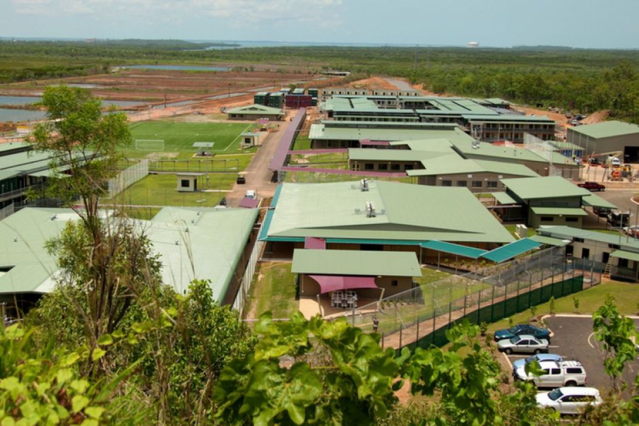 Wickham Point Detention Centre about 50km from Darwin. Photo: AAP 