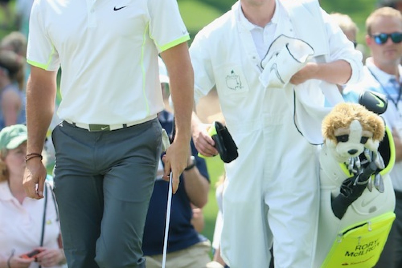 McIlroy (left) and Horan in Augusta, Georgia. Photo: Getty