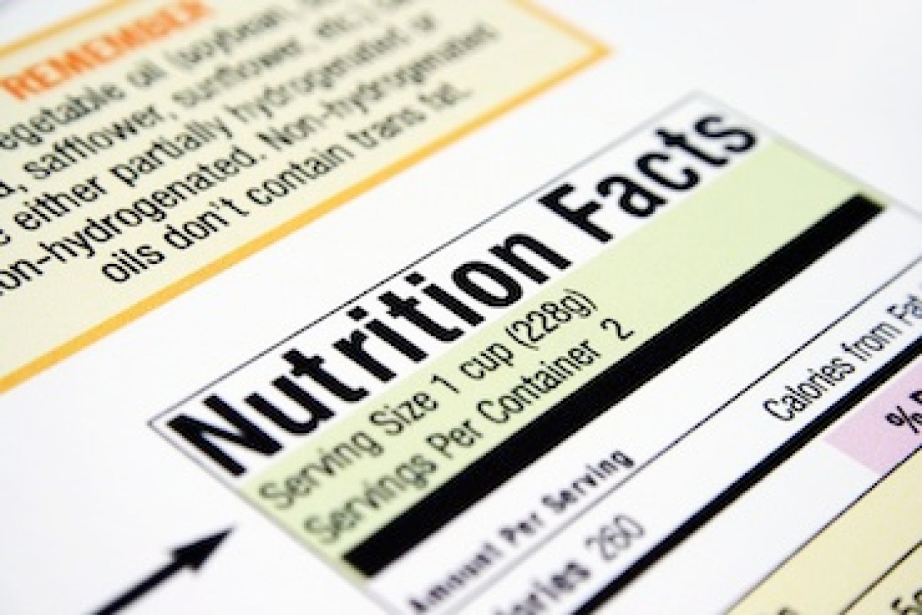 Serving sizes vary from product to product. PHoto: Shutterstock