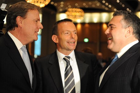Joe Hockey and Peter Costello in war of words