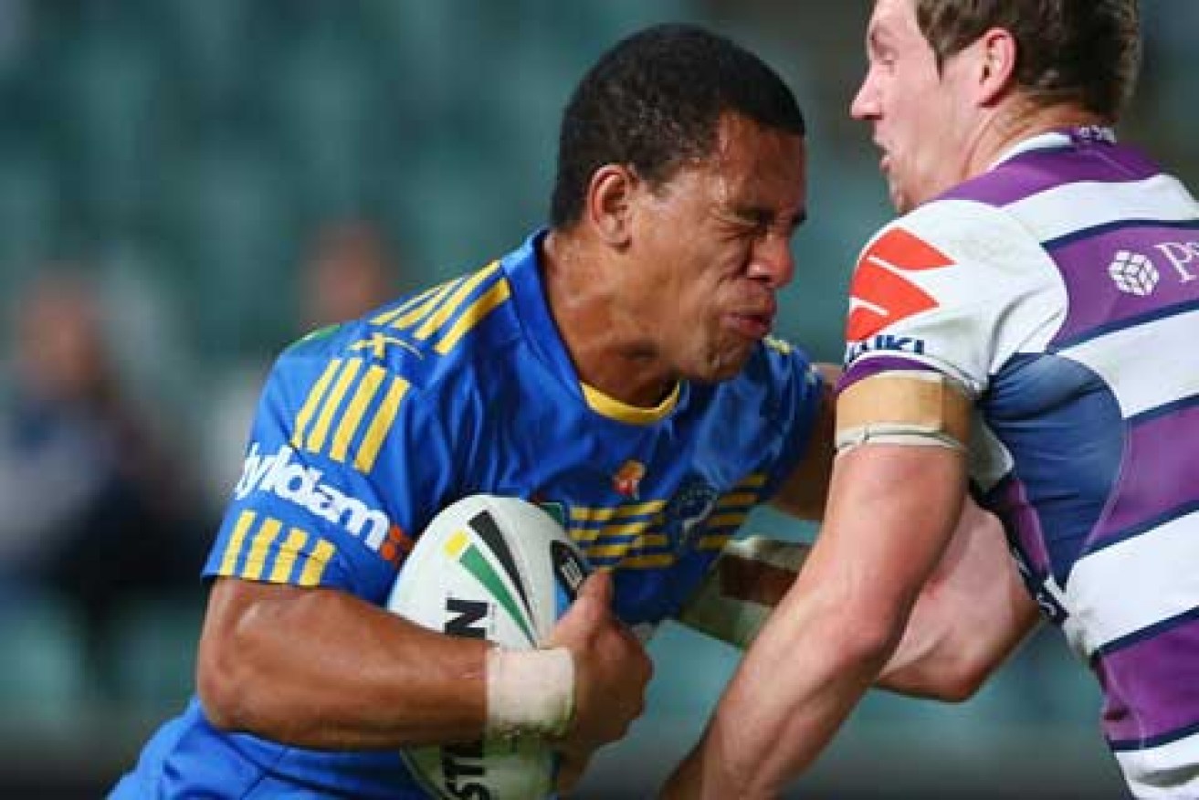 NSW winger Will Hopoate has struggled for Parramatta this season. Photo: Getty