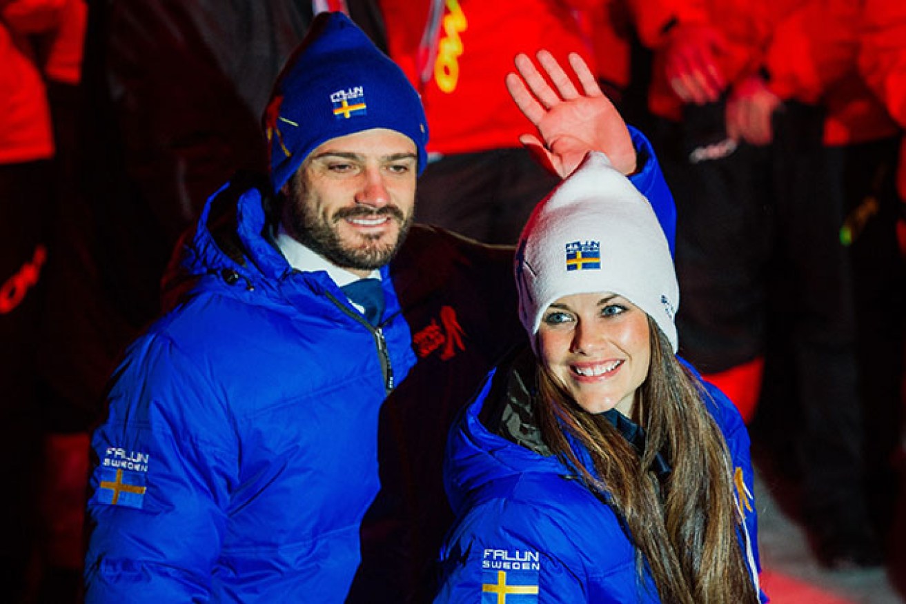 Carl Philip and Sofia Hellqvist at the Nordic World Ski Championships earlier this year. Photo: Getty