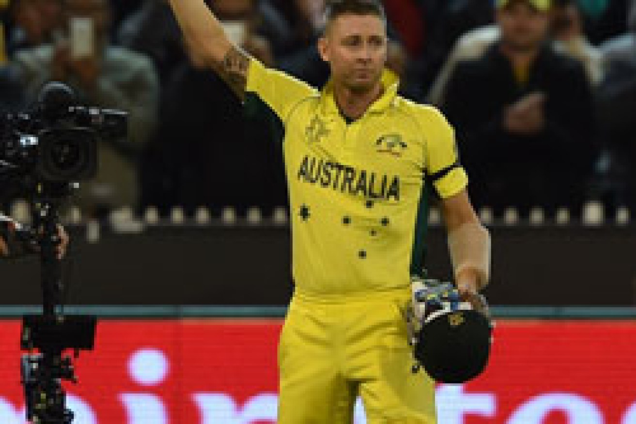 Also on Chandra's reported target list: Michael Clarke. Photo: Getty