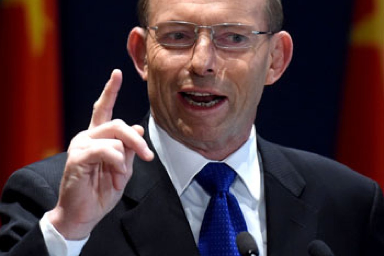 Prime Minister Tony Abbott is certainly not a wind farm supporter. Photo: Getty