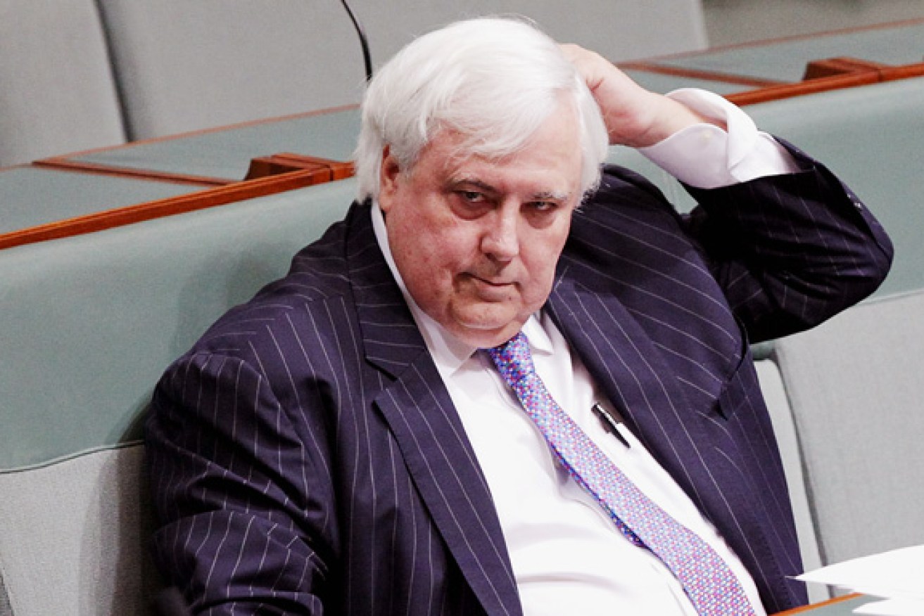 Clive Palmer says the money "could have been for parties''.