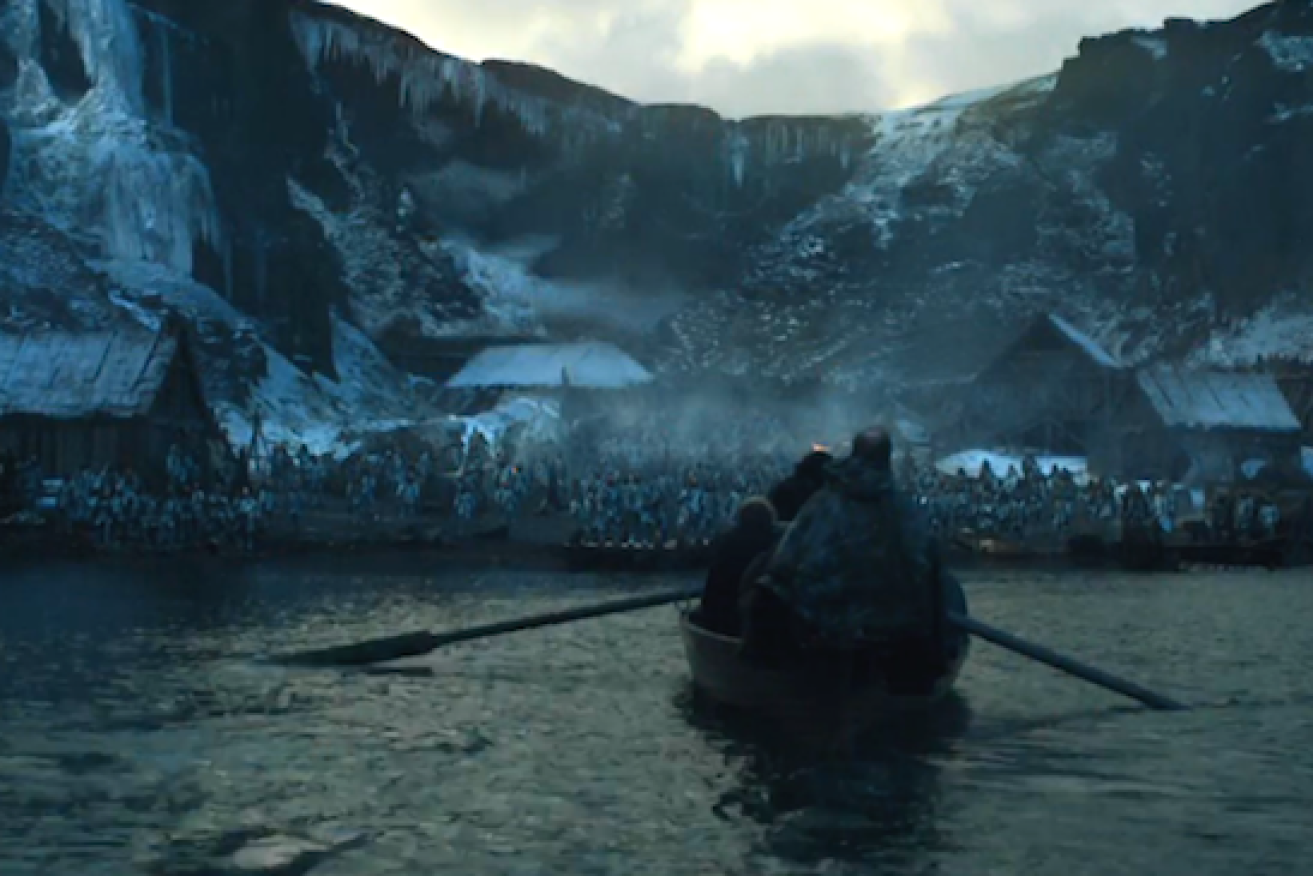 A screen capture from the preview for 'Hardhome'.