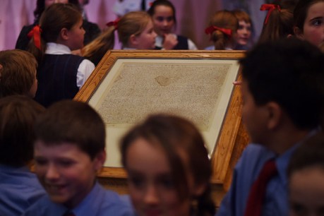 British police charge cathedral visitor with attempt to steal the Magna Carta