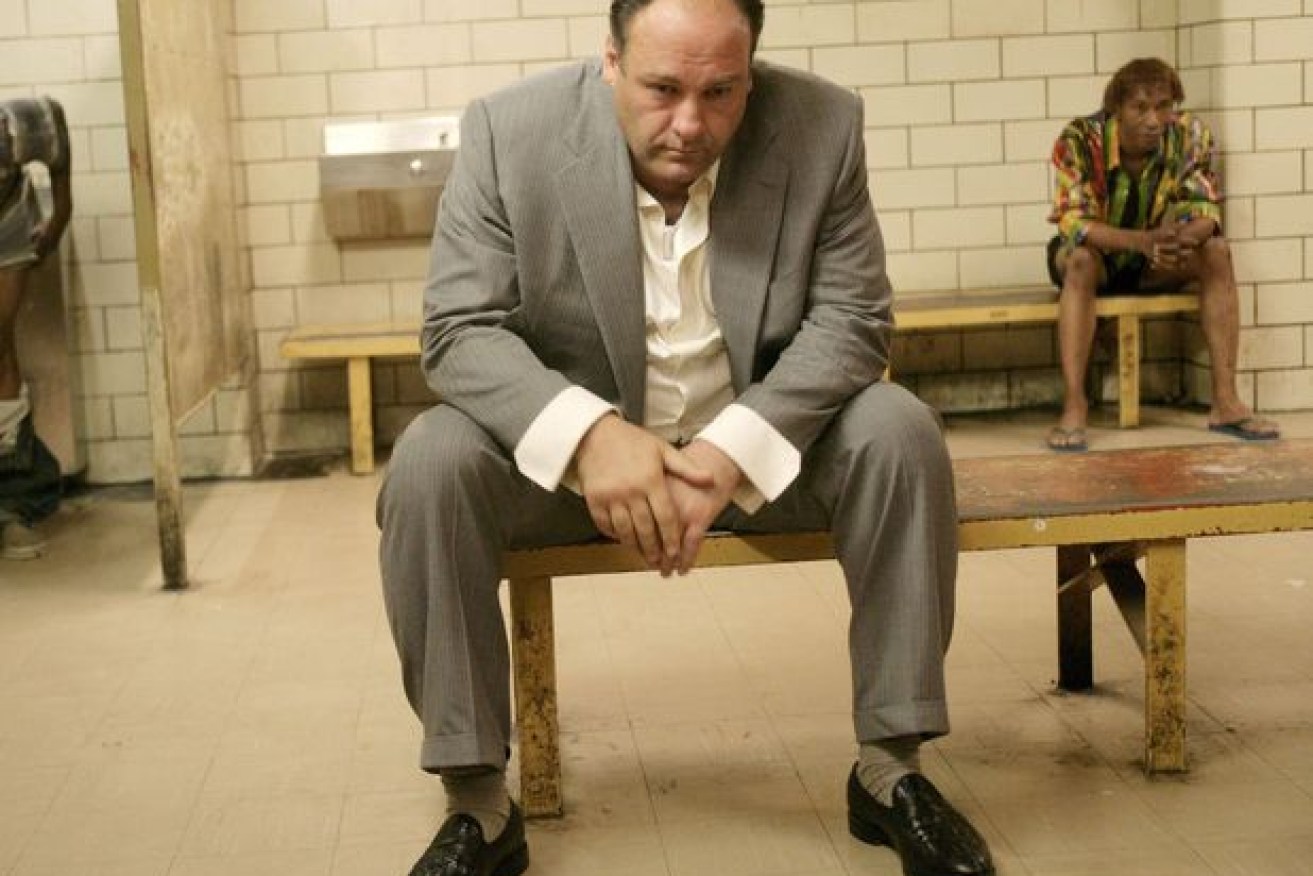 The late James Gandolfini played Tony Soprano in The Sopranos.