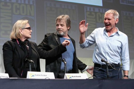 Star Wars gang back together at Comic-Con