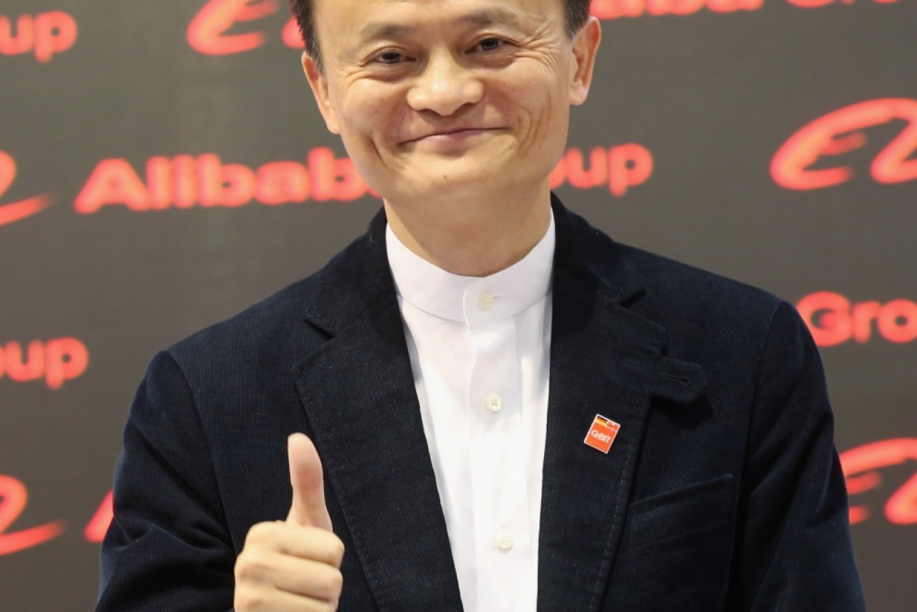Executive Chairman of Alibaba, Jack Ma. His online trade site is behind the internet sperm sale push. Photo: Getty