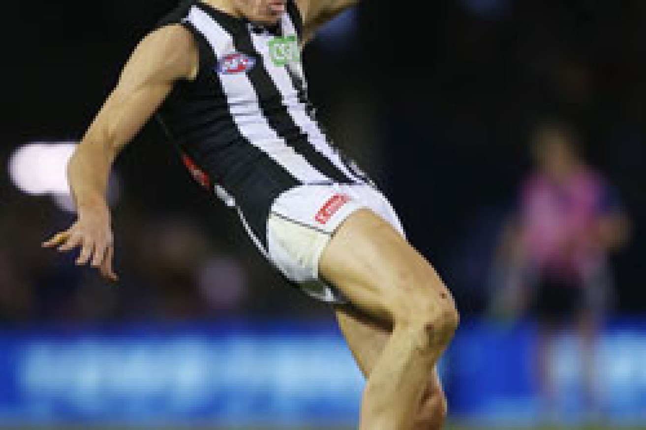 Young gun Moore was in excellent form for Collingwood. Photo: Getty