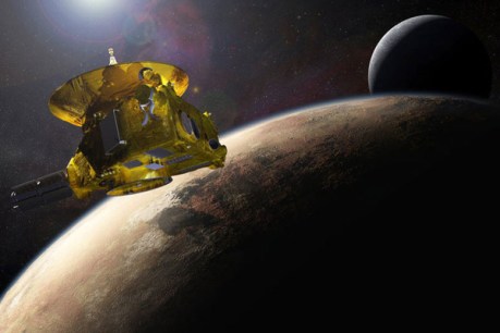 NASA probe phones home from solar system edge