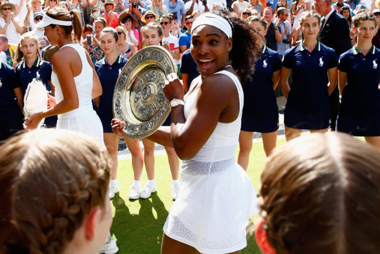 Williams is adamant her opponent will hold the Wimbledon dish 'very soon'.