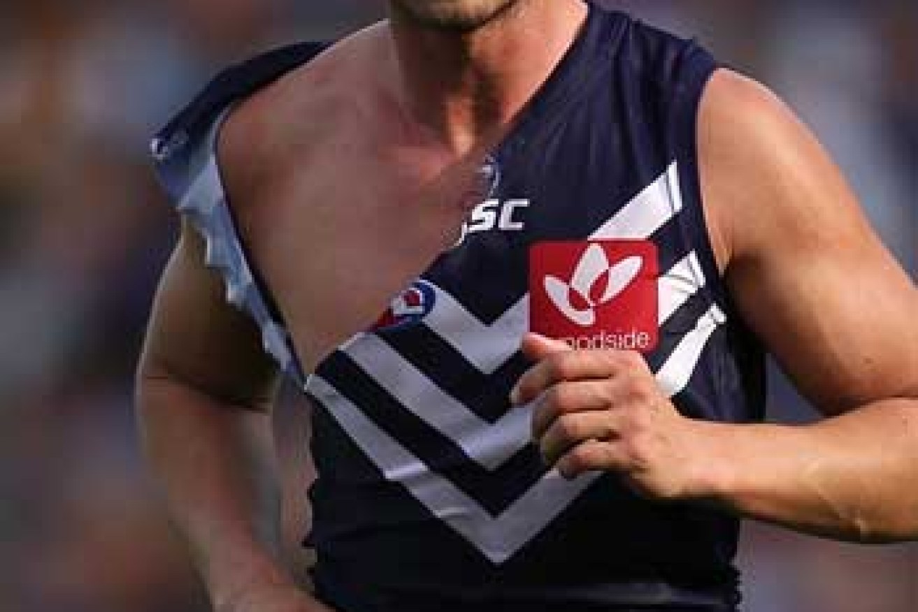 Alex Silvagni should be worried after his hit on Jamie Cripps. Photo: Getty