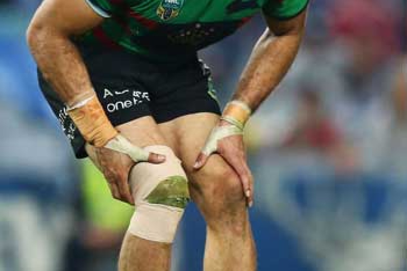 The extent of Greg Inglis' knee injury is unclear. Photo: Getty