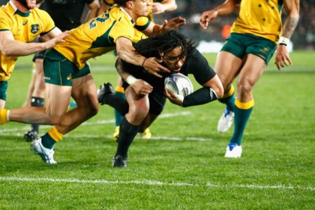 All Blacks crush woeful Wallabies in Auckland