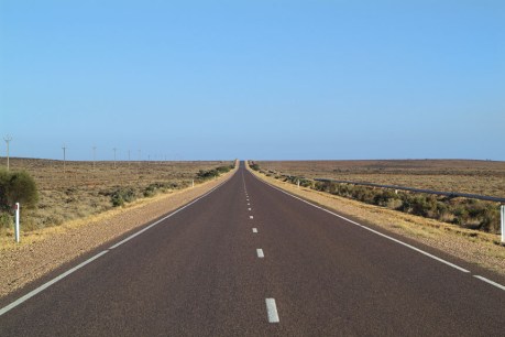 The Australian highway with no speed limit