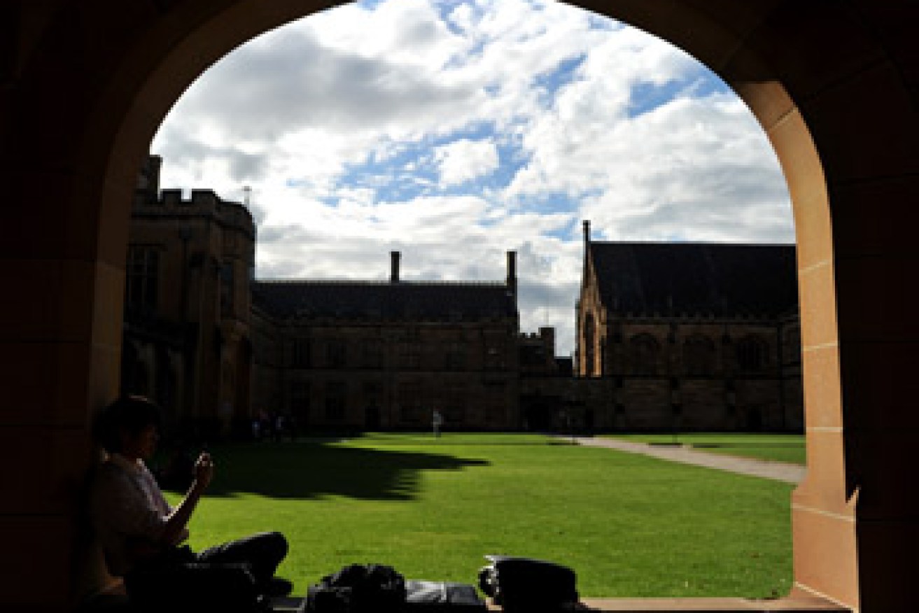 The union has questioned why Sydney Uni let the students in in the first place. Photo: AAP