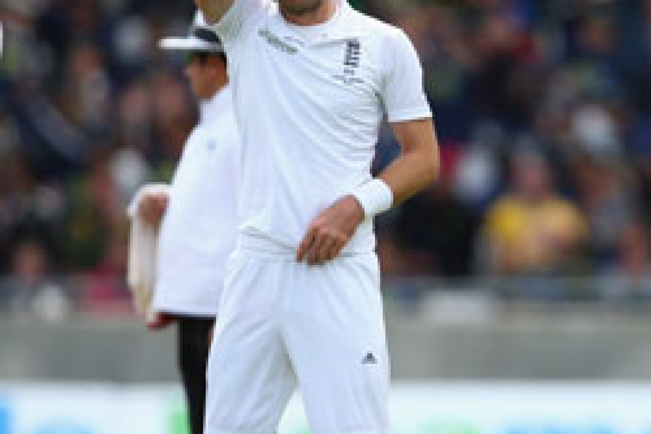 Jimmy Anderson had the ball talking on the helpful Edgbaston pitch. Photo: Getty