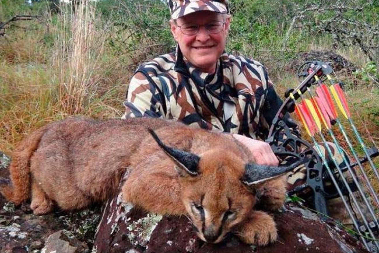 Dr Seski took part in an illegal hunt in April. Photo: Facebook