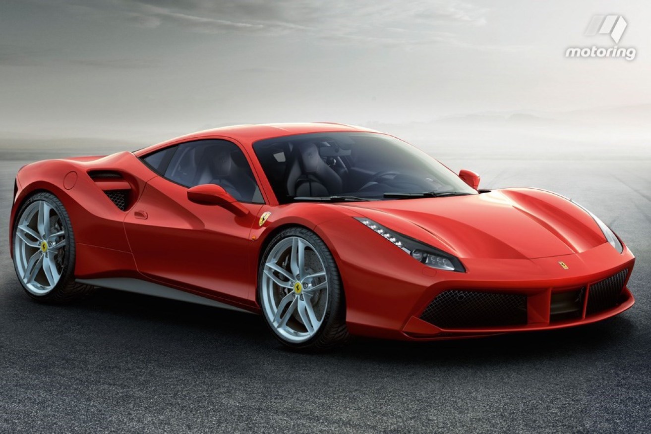 This is the Ferrari he wanted to 'upgrade'. Photo: motoring.com.au