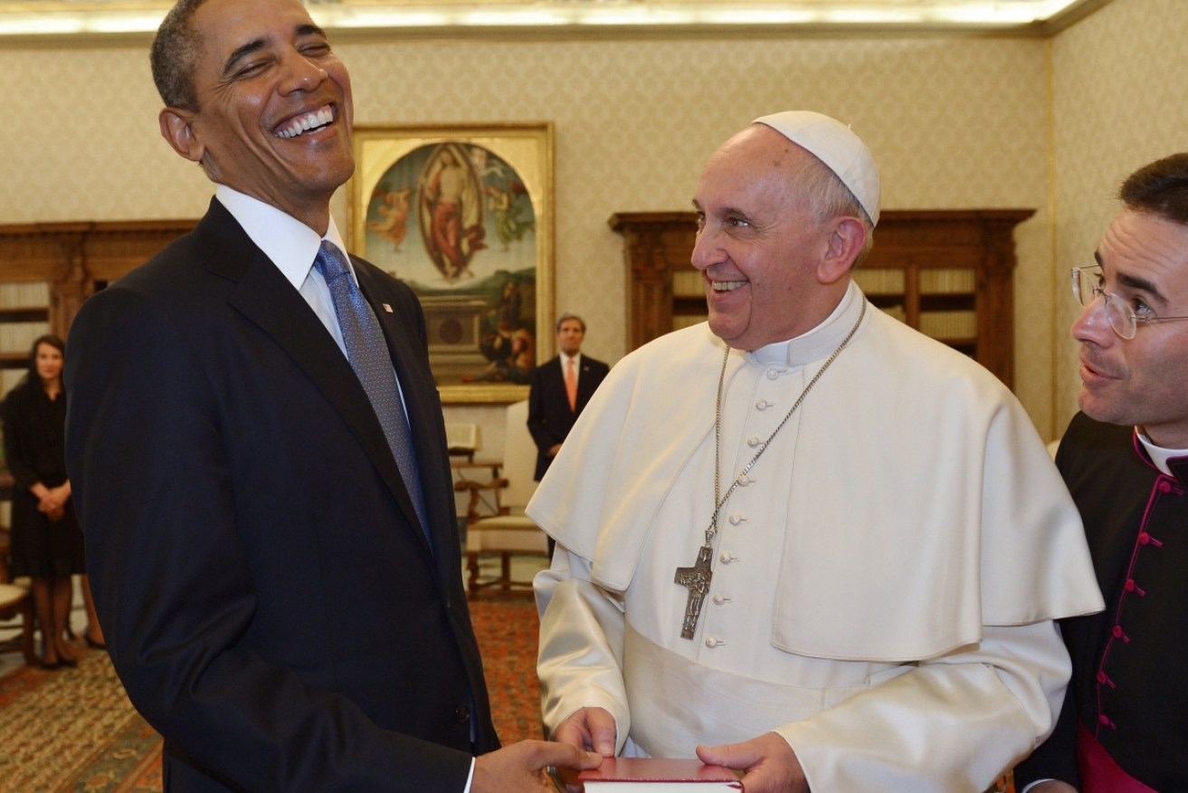 Barack Obama and Pope Francis will meet again next month to push climate action. Photo: Getty