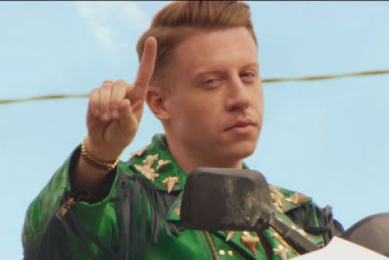 Macklemore's grand final performance could be a catalyst for protests.