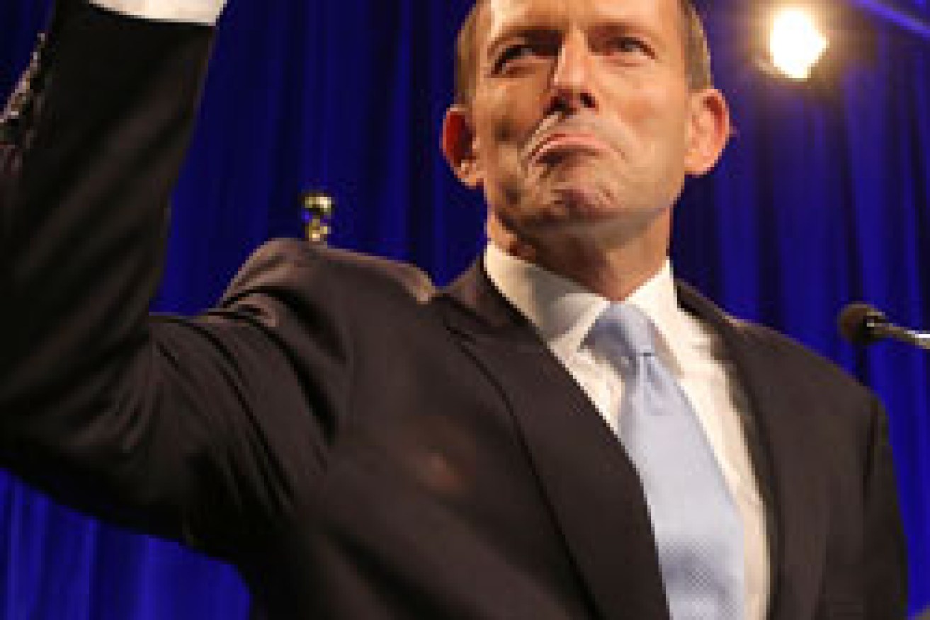 Abbott's controversial and marathon Coalition party room meeting set out the govt's current stance. . Photo: Getty